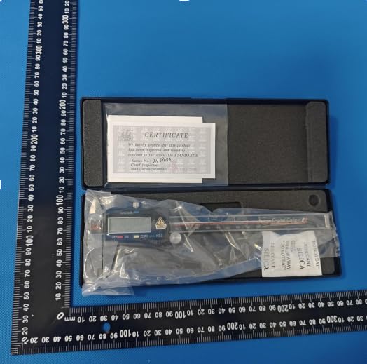 [Australia - AusPower] - SHAN Calipers Measuring Tool,Big LCD Digital Caliper, Inch Metric Fraction Conversion,0-6" Calipers Measuring Tool - with Large LCD Screen, Digital Caliper Tool for DIY/Household 