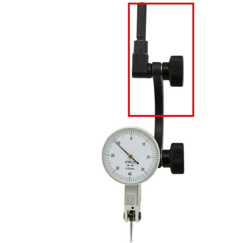 [Australia - AusPower] - Holder for Digital Dial Indicator, Adjustable Universal Dial Indicator Holder, Semicircular Combination Test Dial Indicator Holder 8 mm Dial Gauge Support Stand for Measuring Work 