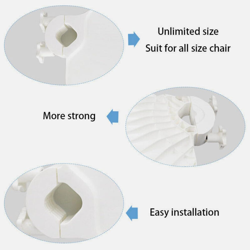 [Australia - AusPower] - Pole Post Mount Shelf Tray Table for Dental Clinic & Lab Replacement, Adjustable 