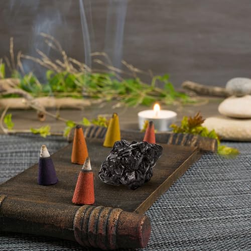 Prophecy Stone Crystal Prism: Natural Limonite Rough from Egypt, 25g-55g – Egyptian Desert Mineral Ore Specimen for Chakra, Crown, Meditation, Sleep Help, Witchcraft, Divination, Spiritual Home Decor