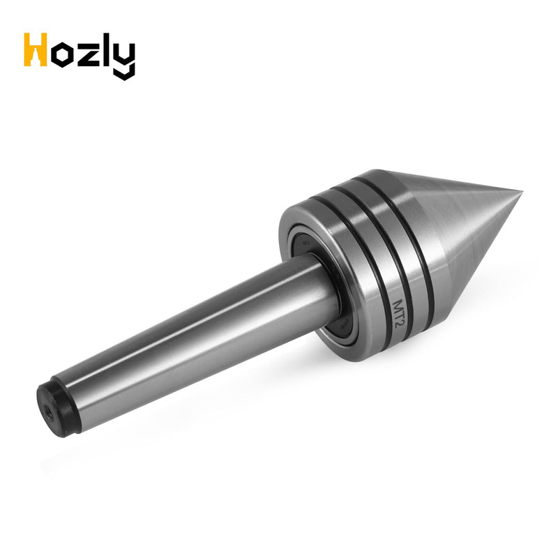 [Australia - AusPower] - MT2 Heavy Duty Live Tailstock Center - Precision Hardened Morse Taper #2 Lathe Tailstock Center for Metal Wood Turning, Milling, Drilling - CNC Compatible(MT2) MT2 