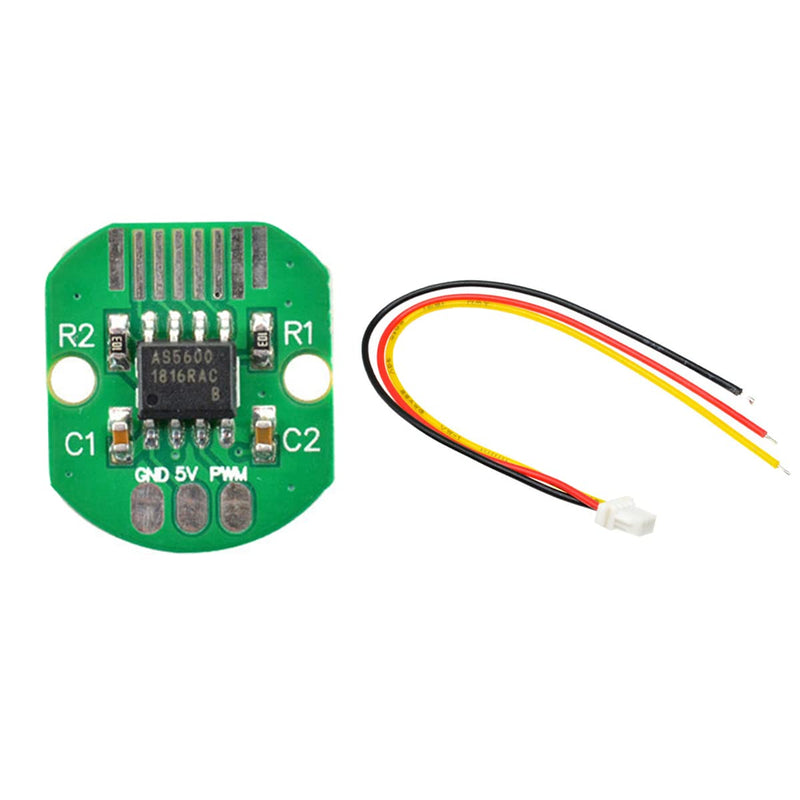 Hailege 2pcs AS5600 Absolute Value Encoder Module PWM I2C 12Bit Brushless Motor Encoder for Brushless Gimbal PTZ/Pan Tilt Motor Incremental Encoder