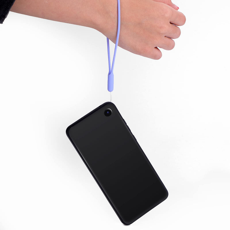 [Australia - AusPower] - Cobee Hand Wrist Strap Lanyard, 12 Pcs Silicone Phone Lanyard Straps Cell Phone Wrist Lanyard Strap Colorful Wrist Lanyard for Universal Mobile Phone USB Drive Keychains Wallet Mp3 Mp4 Cameras Badge 