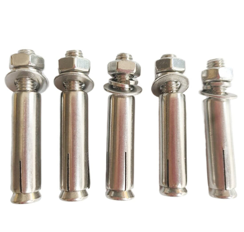 [Australia - AusPower] - Stainless Steel Expansion Bolts M8x60mm External Hex Expansion Bolt (5 Pack) 