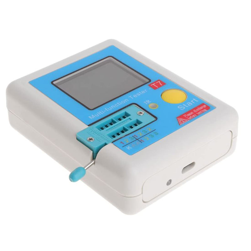 [Australia - AusPower] - HiLetgo LCR-T7 Transistor Tester TFT Diode Triode Capacitance Meter LCR Meter NPN PNP MOSFET IR Multifunction Tester Multimeter 