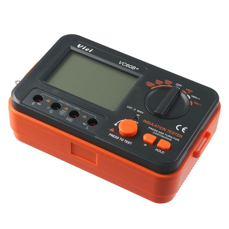 [Australia - AusPower] - Insulation Resistance Tester DCV Digital Insulation AC750V Resistance Tester Tester DC250/500/1000V VC60B+ 