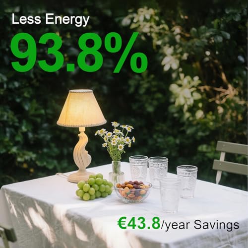 E14 LED Light Bulb, Energy Class B, E14 LED Warm White, 3000 K, 2.5 W, 470 LM, G45/P45 Warm White Bulb, Equivalent to 40 W, 360° Beam Angle, Non-Dimmable, Low Heat & Durable, Pack of 6 6 pieces