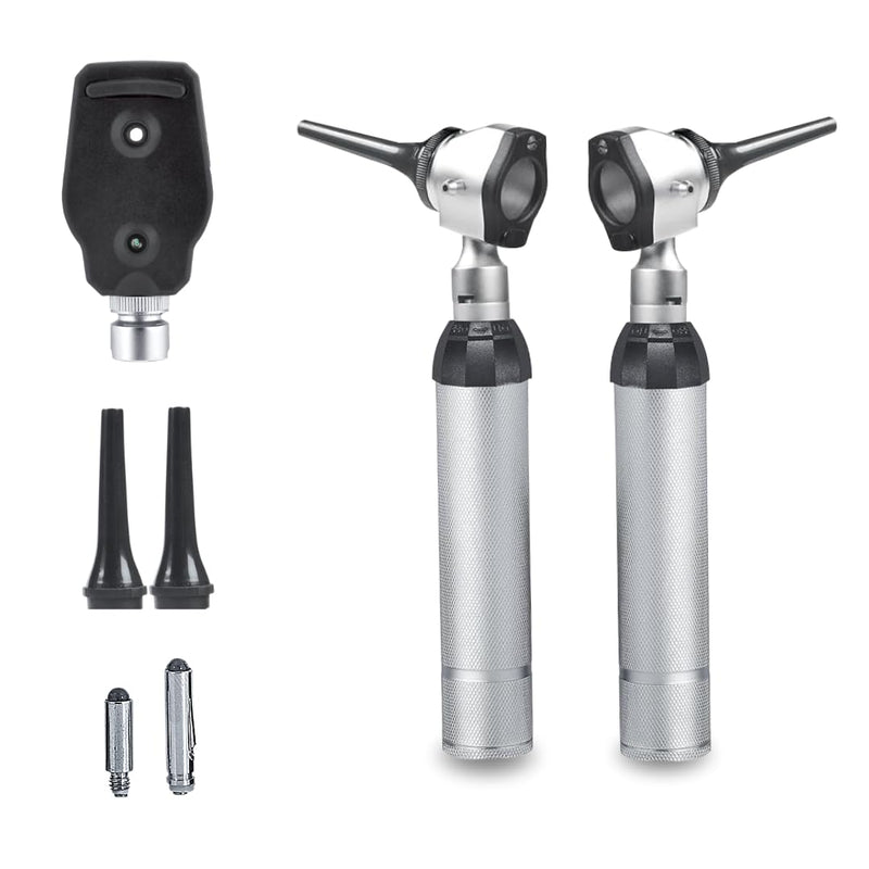 [Australia - AusPower] - Veterinary Otoscope Opthalmoscope LED ENT Diagnostic Set, with Diagnostic Premium Instruments Vet Otoscope Set, Otoscope for Dogs, Pet Otoscope 