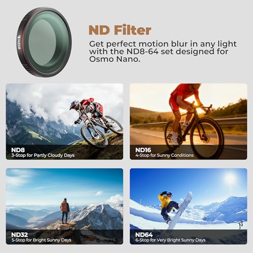 Freewell Standard Day ND Filter Kit for DJI Osmo Nano Standard Day Kit