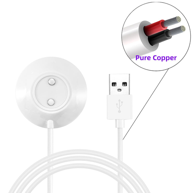 [Australia - AusPower] - Rose Charger, Replacement Rose Standing Base Dock Station, Magnetic Fast Charging USB Cable Charger for Rose - 2 Pack, 2.5Ft 