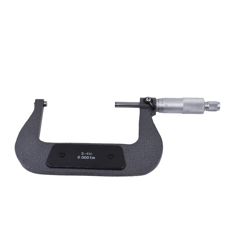 [Australia - AusPower] - findmall 3-4" Outside Micrometer 0.0001" Carbide Tipped 3-4 Inch Micrometer Machinist Tool 