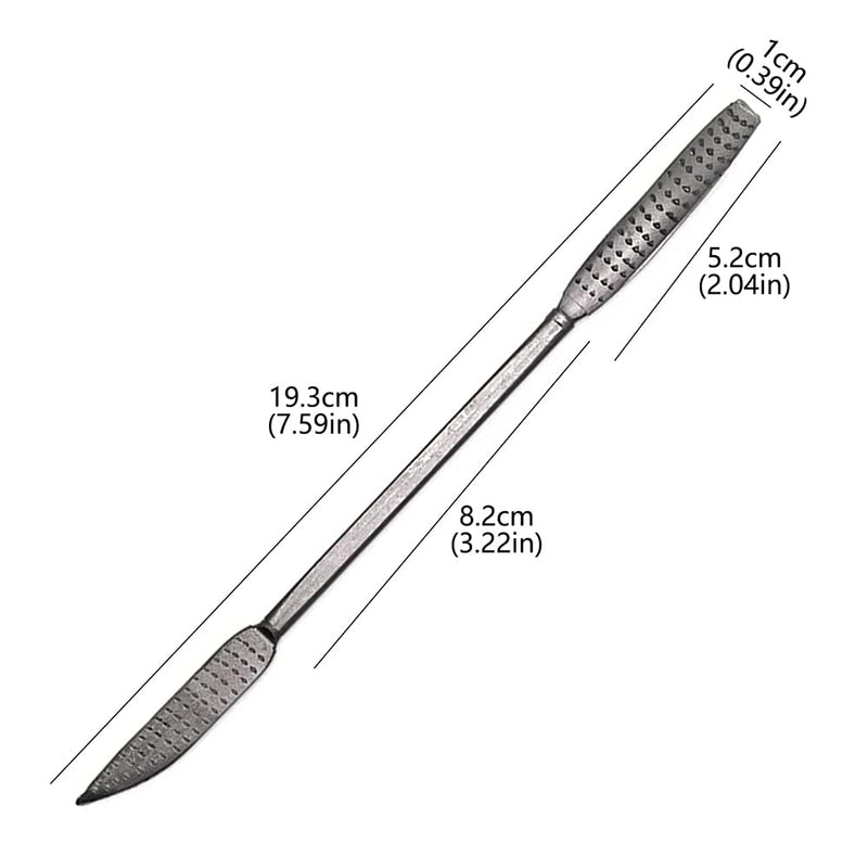 [Australia - AusPower] - CLAHJQX 8pcs Wood Files and Rasps, Wood Carving Kit, Double Ended Riffler Rasp Set, Special Shaped File Set for Woodworking 