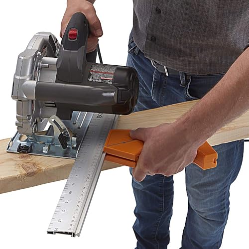 Bora QuickCut Circular Saw Guide with Rail & Angle Assist; All-in-One Woodworking Tool, 530416