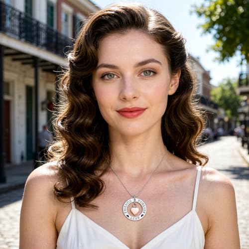 zeqingjw Cremation Jewelry Urn Necklace for Ashes Heart Keepsake Urn Pendant Memorial Ash Urn Jewelry for Women Men Rose Gold