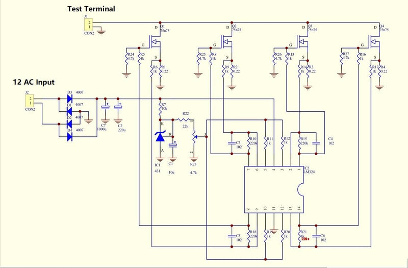 [Australia - AusPower] - 150W 10A Constant Current Electronic Load Battery Discharge Capacity Tester Module 