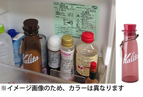 Carita #44237 Canister Coffee Storage Bottle, 10.5 fl oz (300 ml), Coffee Beans, Approx. 3.5 oz (100 g), Red