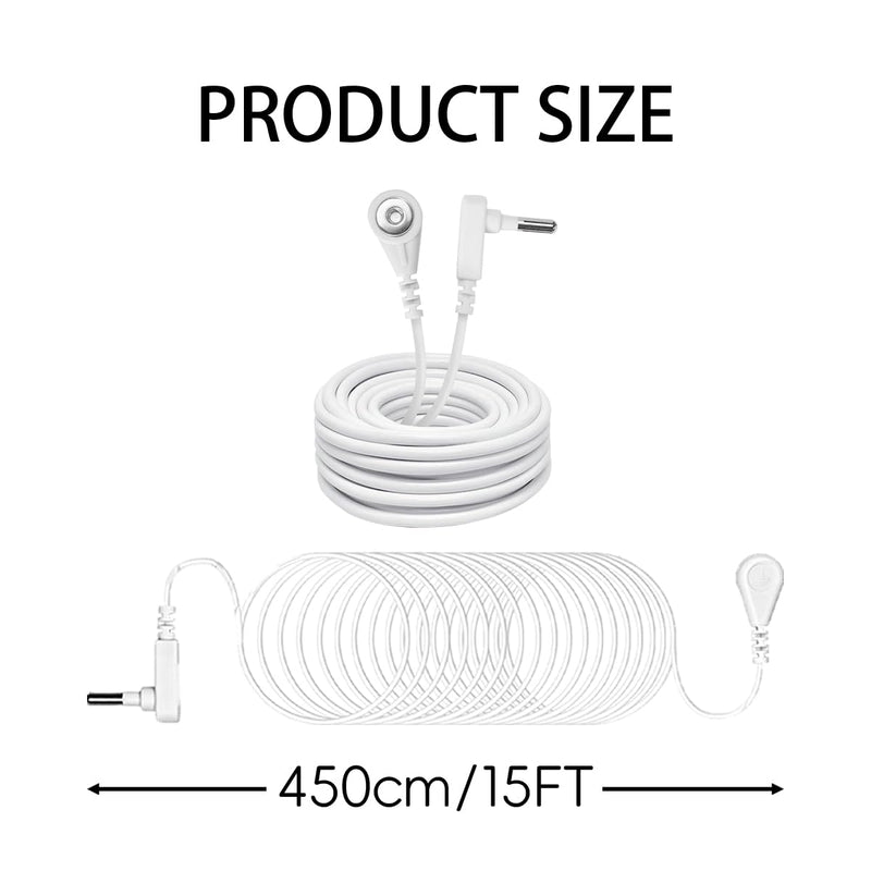 [Australia - AusPower] - Grounding Mat Kit,35.4x23.6 Inch Grounding Mat for Bed Feet Sleep Energy Wellness. Connect to The Earth with 15ft Grounding Cord 