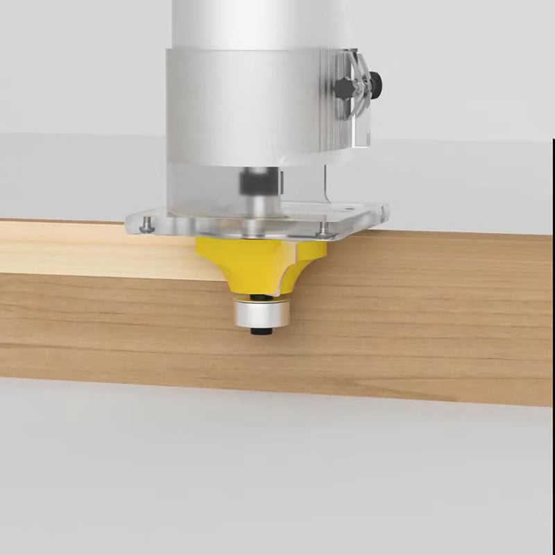 [Australia - AusPower] - Roundover Router Bit Set?4pcs Router bit Set?1/4 inch Shank?Radius in 1/8", 1/4", 3/16", 5/16"?Bearing Guide for Rounding Edge bit 