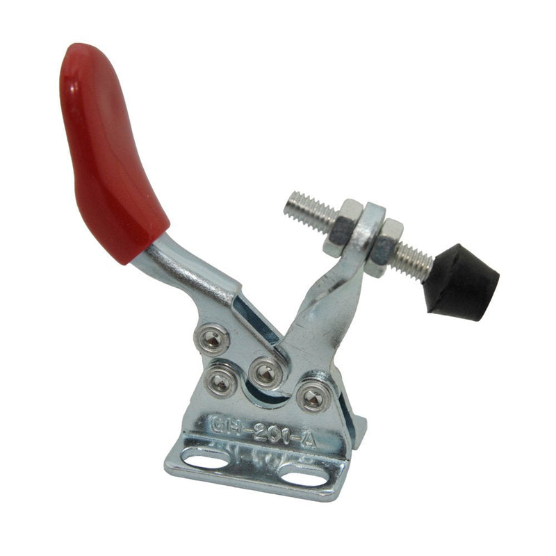 [Australia - AusPower] - 4PCS Toggle Clamp 201A Hand Tool 60 lbs / 27kg Holding Capacity Antislip Horizontal Quick Release Tool 