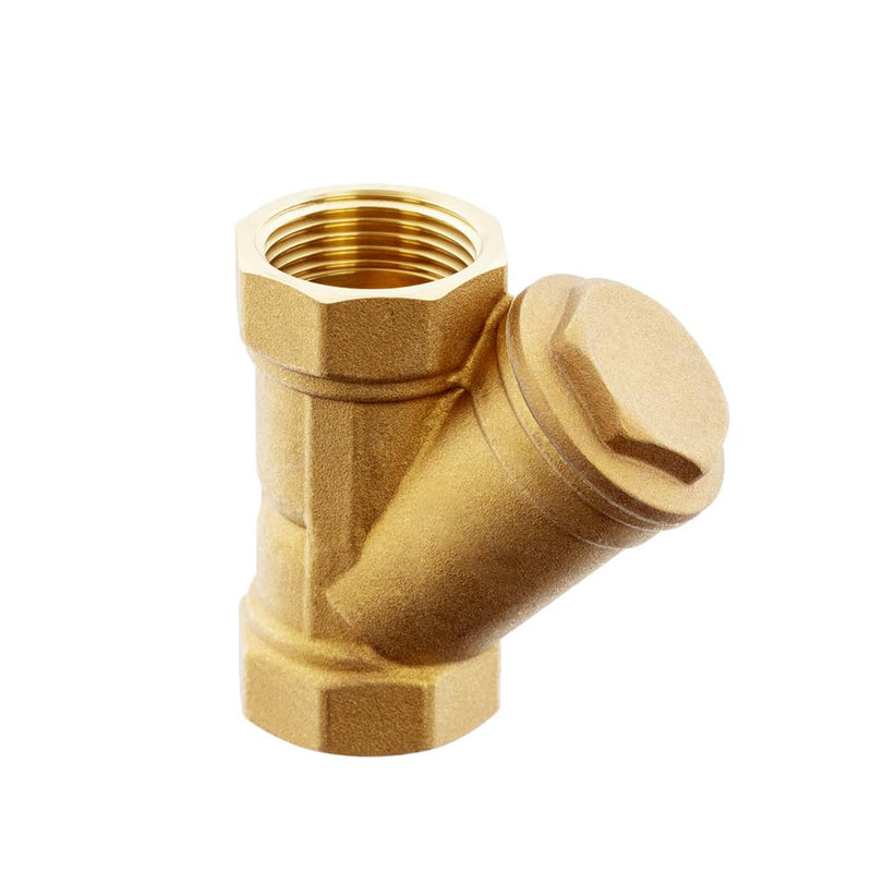 [Australia - AusPower] - Brass 1/2" Female Y Shaped Strainer Mesh Filter Valve 0.5 Inch 