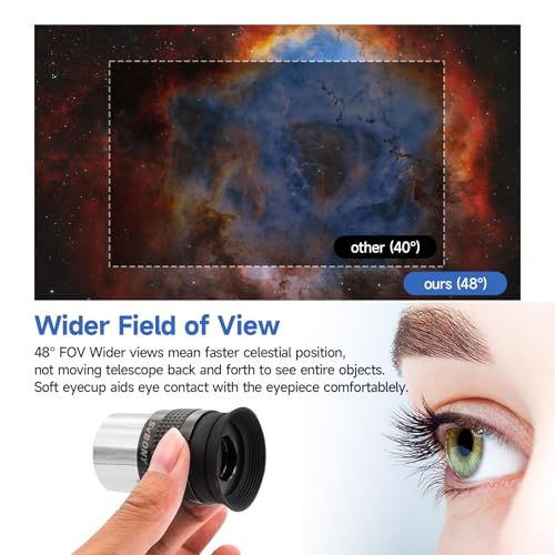 SVBONY SV233 Telescope Eyepiece Set,7-Piece Eyepiece & Filter Accessory Kit Basic Set 7 pieces
