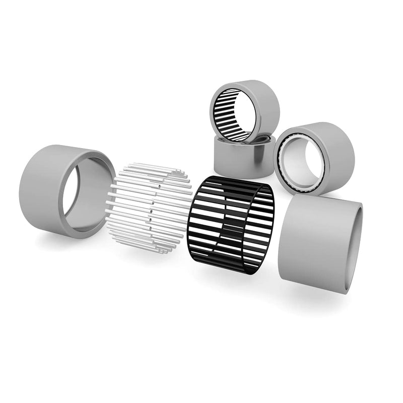 [Australia - AusPower] - uxcell HK0408 Drawn Cup Needle Roller Bearings, Open End, 4mm Bore Dia, 8mm OD, 8mm Width (Pack of 10) 4x8x8mm 