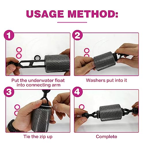 Jumbo Float Buoyancy Provided 420g Underwater Float Ultralight Adjustable Diving Camera System Tray Video Light/Strobe Compatibility for INON Sea&Sea WEEFINE Nauticam Ikelite Arms E977025-buoyancy float
