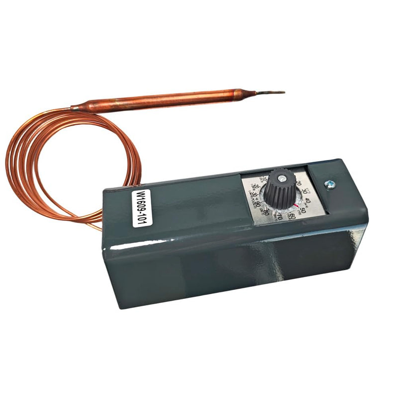 [Australia - AusPower] - Refrigerator Thermostat Temperature Controller, Replacement for W1609-101 Compatible Units, Universal Fit for Freezers/ACS/Cold Rooms (-34°C to 32°C) with 5ft Capillary, OEM 88965-1 