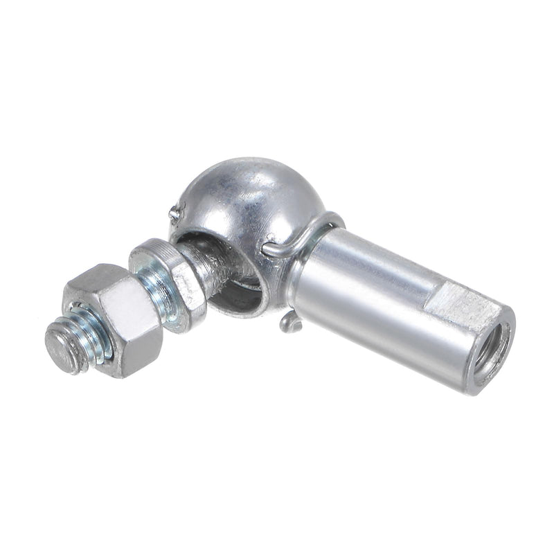 [Australia - AusPower] - uxcell 4pcs CS8 M5 Angle Ball Joint, M5x0.8 Right Hand Thread, A3-Steel Self-lubricating Ball Socket End Fitting 