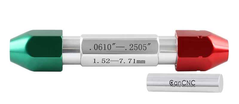 [Australia - AusPower] - Accusize Industrial Tools 0.061'' - 0.250'' Go/No Go Double End Gage Handle, 3350-0101 0.061" - 0.250" 