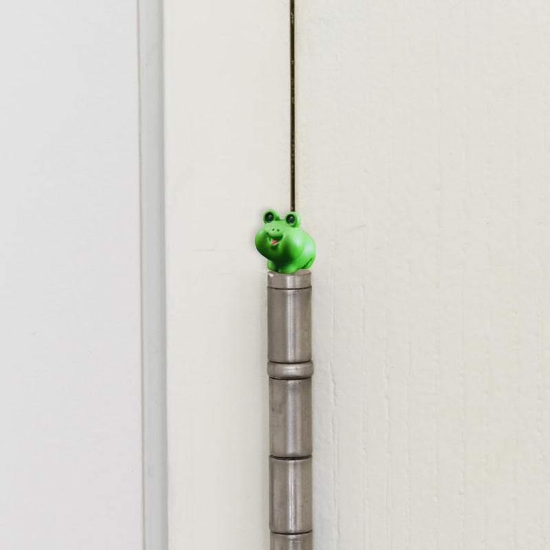 [Australia - AusPower] - Door Hinge Heads Decorative Topper - Hinge Head Frog Set of 6 - Magnetic Hinge Head Trinket - Hinge Pin Topper Miniature Animal Figurine 