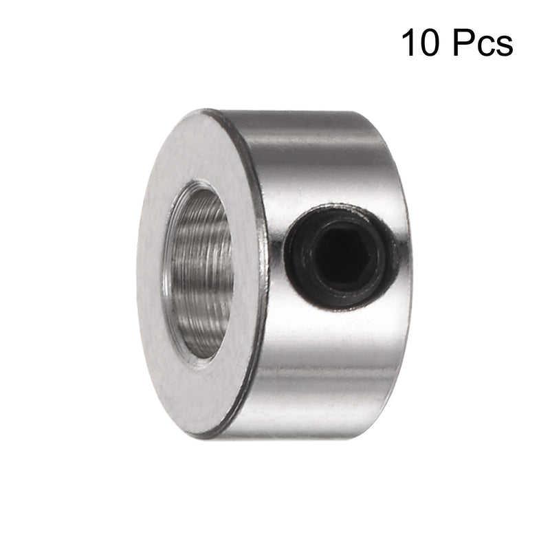 [Australia - AusPower] - uxcell 10pcs Set Screw Collars 5.05mm Bore Shaft Collars, 10mm OD, 5mm Width, Landing Gear Stopper Wheel Collar 