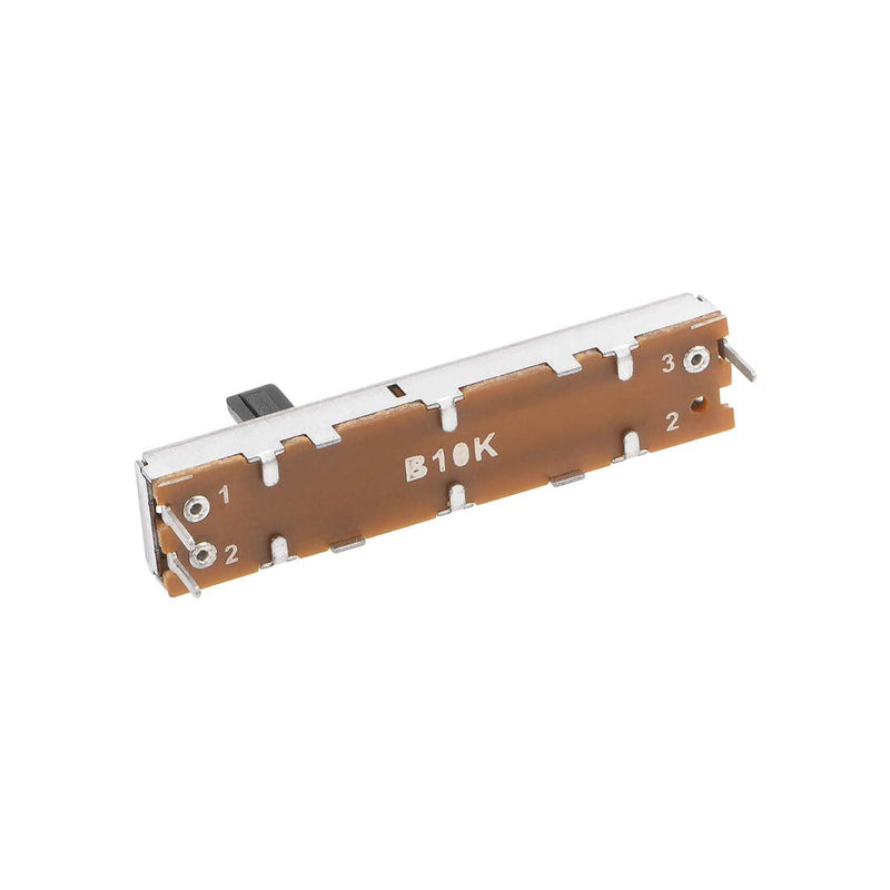[Australia - AusPower] - sourcing map Fader Variable Resistors Mixer Potentiometer Straight Sliding B10K Ohm Linear Potentiometer for Dimming 45 mm Pack of 5 