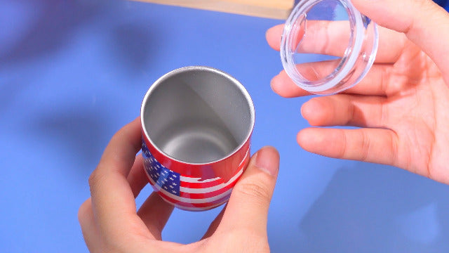 12 Pcs 4th of July Mini Shot Glasses 3 oz Patriotic Red White Blue USA Mini Tumblers with Lids and Straws Stainless Steel Insulated Cups for Independence Day Memorial Day Party Supplies