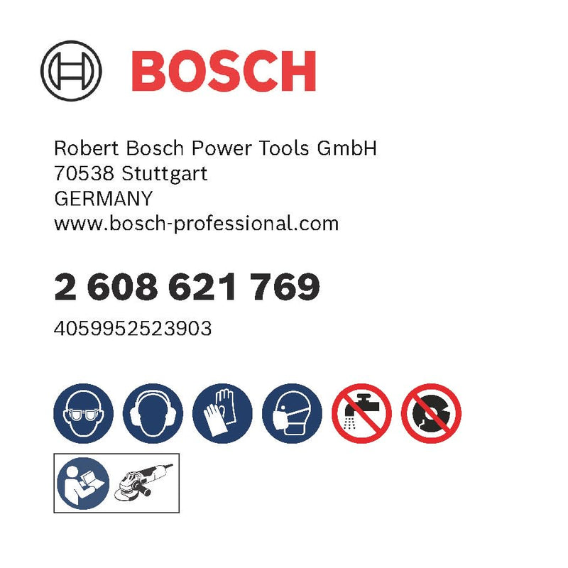 [Australia - AusPower] - Bosch 1 x Pro Metal X571 Flap Disc Angled Design for X-Lock (for Steel, Stainless Steel, Diameter 125 mm, Grit 80, Professional Accessories, Small Angle Grinder) Ø 125 mm 80 grit 
