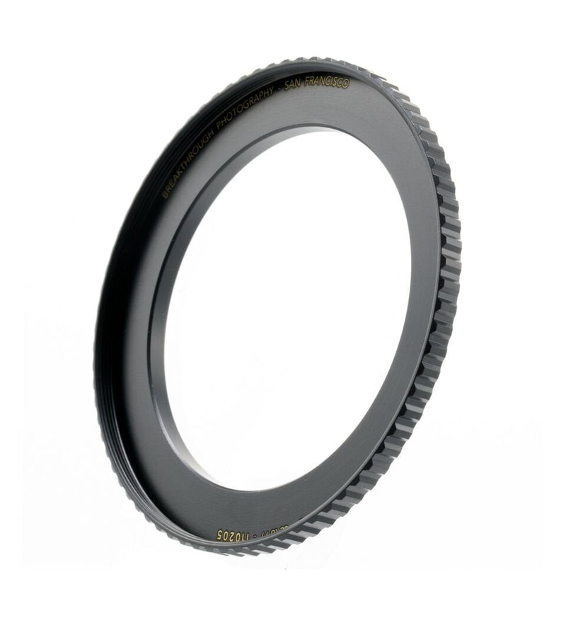 [Australia - AusPower] - Breakthrough Photography 77mm to 82mm Step-Up Lens Adapter Ring for Filters, Made of CNC Machined Brass with Matte Black Electroplated Finish 