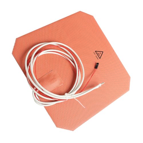Sarini 3D Printer Accessory 12V 200W Silicone Heated Pad 220x220mm Heater Bed Mat Built-in NTC100K Thermistor For Anycubic Mega