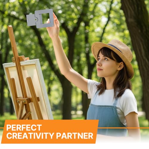 2 Pcs View Finder, Viewfinder for Artists, Sliding Viewfinder with Color Separation, Perfect for Painting Sketching Photography and Compositional Creation Ideal Choice for Artists and Photographers 2 PCS