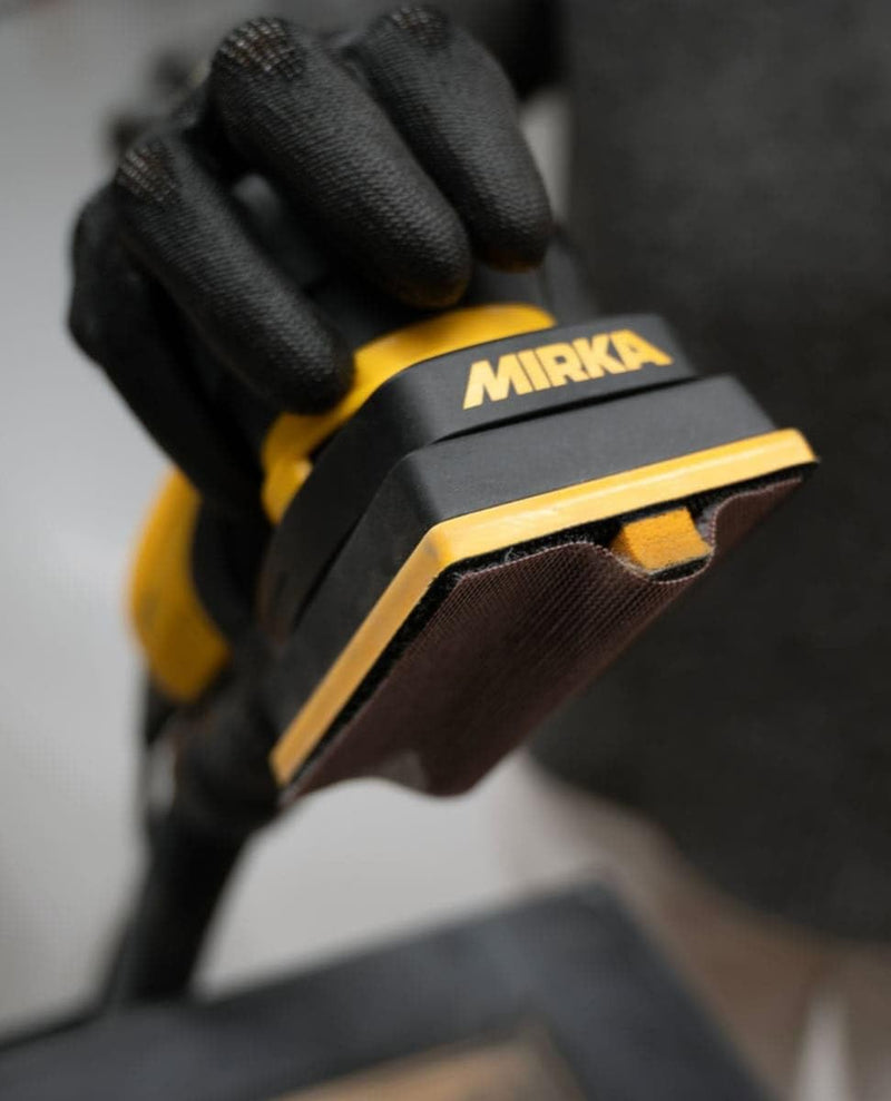 [Australia - AusPower] - Mirka Foam Interface Profile Pad 75 x 100 mm / Thickness 10 mm Medium / Easy Adjustment of Pre-Cut Elements / Suitable for DIY Projects / Dust-free Sanding 