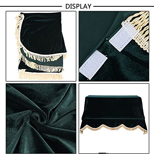 Upright Piano Dust Cover, 78.7in Pleuche Protective Cover