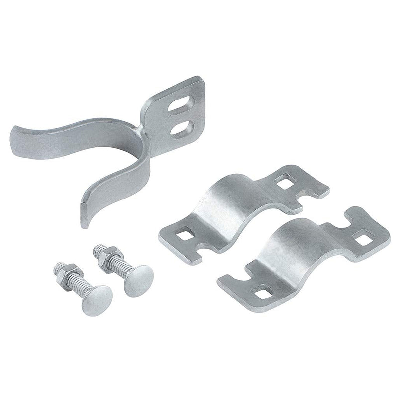 Skelang Chain Link Gate Latch, Chain Link Fence Lock 1-3/8" x 1-5/8", Galvanized Fence Fork Latch for Fence Gate, Kennel and Run (Pack of 2) 1-3/8" x 1-5/8", Pack of 2