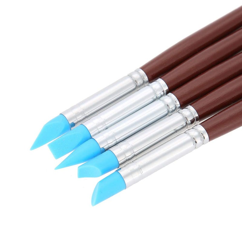 [Australia - AusPower] - wosume Teeth Silicone Brush, Soft Practical Composite Cement Brush, for Teeth Remove Dirt Home Occlusal Surface 