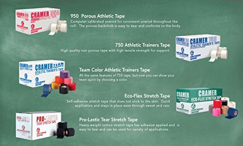 [Australia - AusPower] - Cramer Eco-Flex Self-Stick Stretch Tape, Cohesive Tape, Flexible Elastic Sports Tape, Athletic Training Room Supplies, Easy Tear & Self-Adherent Bandage Wrap, Single 5 Yard Roll, Beige Single Roll 