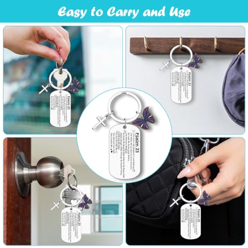 Inspirational Christian Gifts Keyring Spiritual Gift Religious Bible Verse