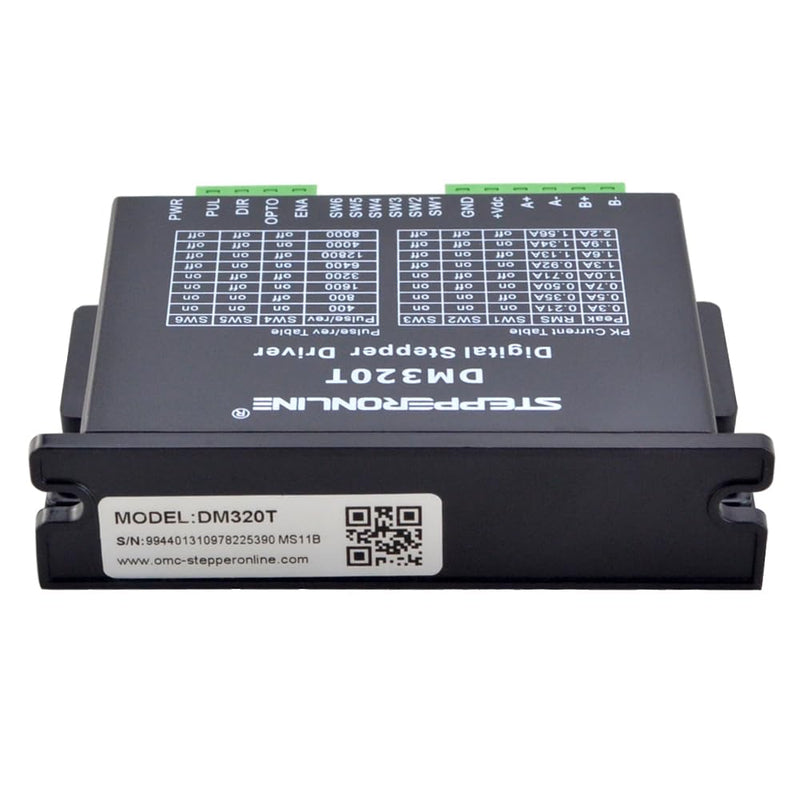 STEPPERONLINE DM320T Digital Stepper Motor Driver 0.3-2.2A 10-30VDC | Stepper Motor Driver For Nema 8,11,14,16,17 Stepper Motor CNC