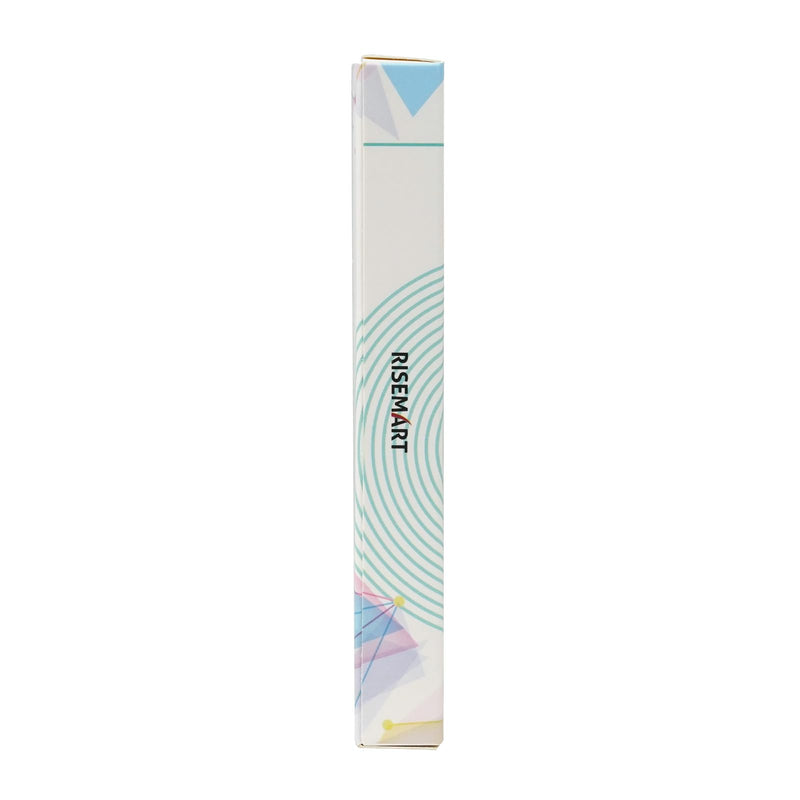 [Australia - AusPower] - RISEMART Pen Light, Nurse Led Medical Penlight with Pupil Gauge for Nursing Students Doctors Black and Silver with Batteries 