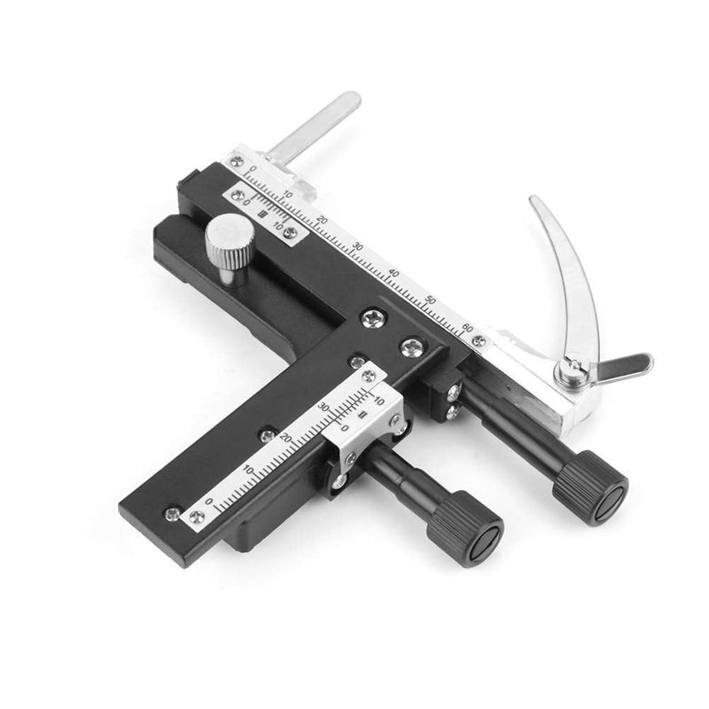 Fdit Socialme-eu Clip-on Mechanical XY Movable Table Caliper with Scale for Microscope Microscope Accessories Reusable Packaging