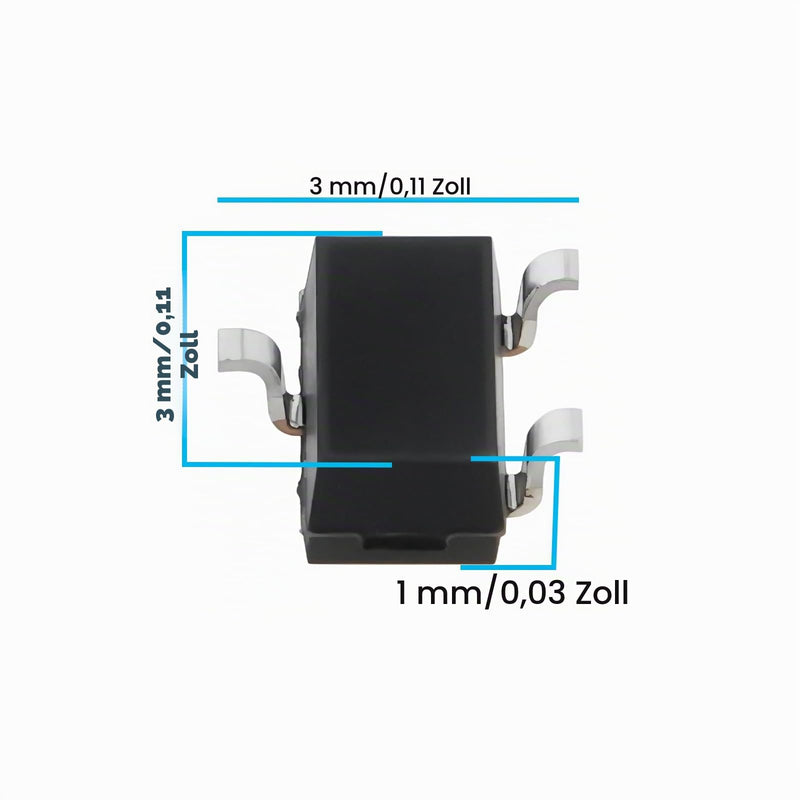 OTOTEC 20pcs SMD Sensor Switch Linear Hall Effect 49E SS49E AH49E Compatible with Motor Control Read Magnetic Code