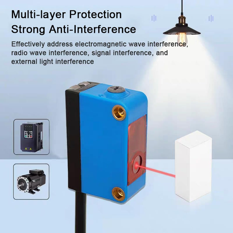 [Australia - AusPower] - 1 Pieces BGX-35N photoelectric Switch, Background Suppression Diffuse Photoelectric Sensor Detection Distance10-450MM, 12-24 VDC, NPN Output 1 