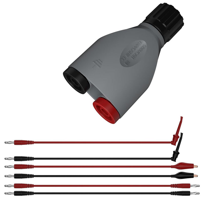 [Australia - AusPower] - BNC Male Plug to Banana Socket Oscilloscope Accessory Set, Test Lead Kit(7pcs) 